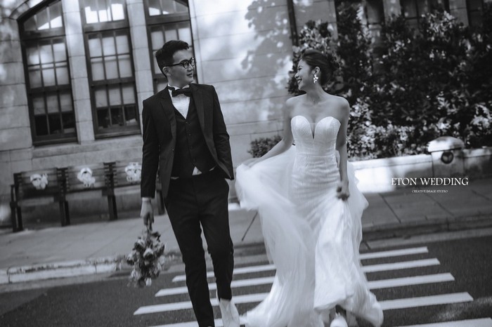 街拍婚紗照,婚紗照風格,婚紗攝影,拍婚紗